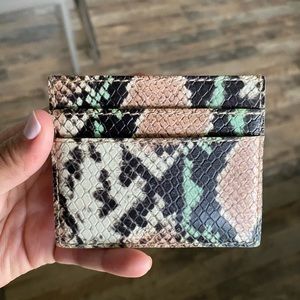 NWOT Madewell Leather Card Wallet